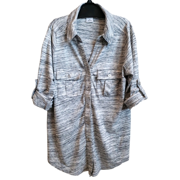 Liz Claiborne Lightweight Button Up Blouse Size Small Petite - Picture 5 of 12